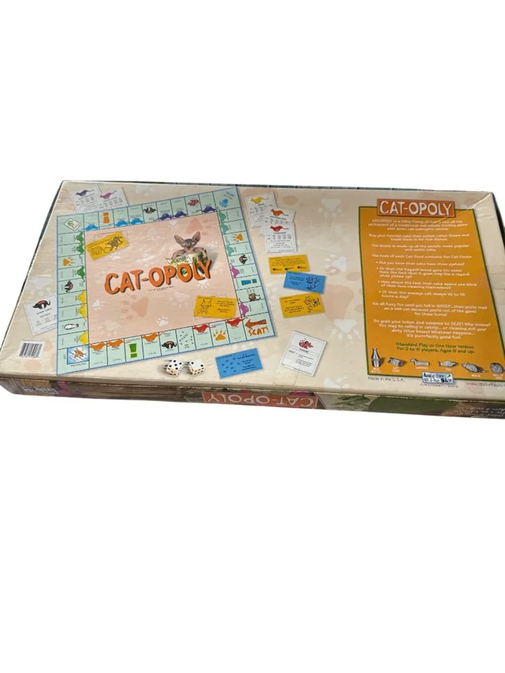 Cat-Opoly Board Game By Late For The Sky Like New Cat-Themed Monopoly Complete - Picture 4 of 7